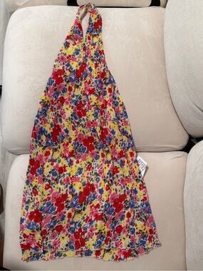 ASOS Floral Halter Backless Dress in Red, Yellow, Blue, Pink